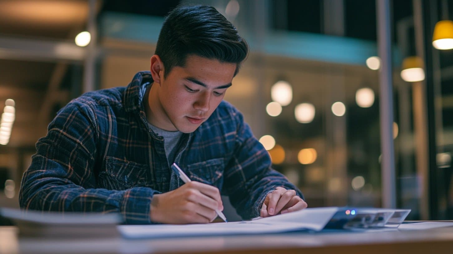 Accounting students learning with Mindjoy