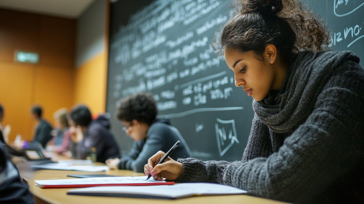 Mathematics students learning with Mindjoy