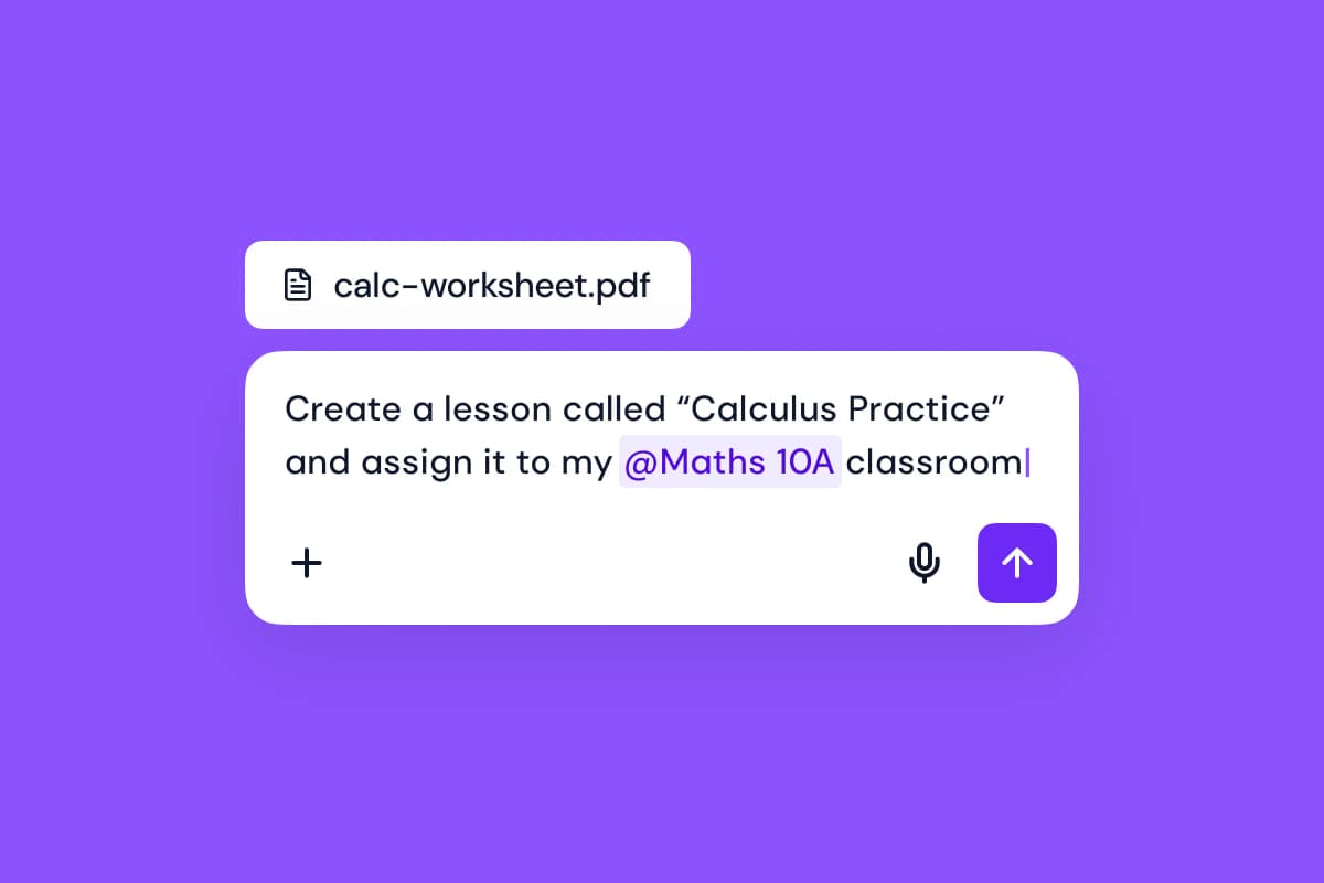 Educator configuring the Agent