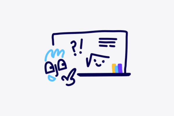 Real-time feedback interface showing student interactions